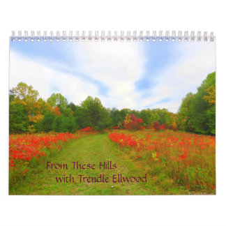 Van deze heuvels Calandar Kalender