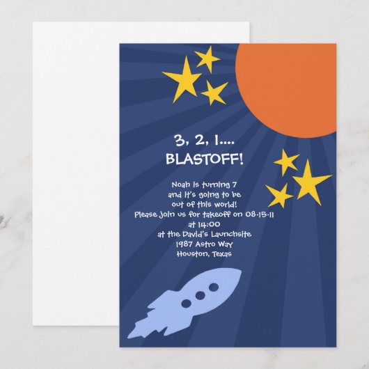 Van deze Uitnodiging van de Werelddag van de Aarde (Voorkant / Achterkant)