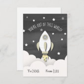 Van deze Valentijn van het Kind van de World Buite Kaart (Voorkant / Achterkant)