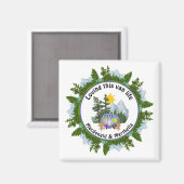 VAN DEZE VAN LIFE GEpersonaliseerde CARAVAN Campin Magneet (Voorkant / Achterkant)