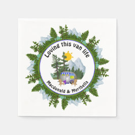 VAN DEZE VAN LIFE GEpersonaliseerde CARAVAN Campin Servet