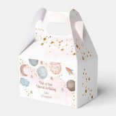 Van deze wereld avontuurlijke kinderverjaardag bedankdoosjes (Achterkant)