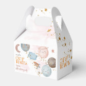 Van deze wereld avontuurlijke kinderverjaardag bedankdoosjes (Achterkant)