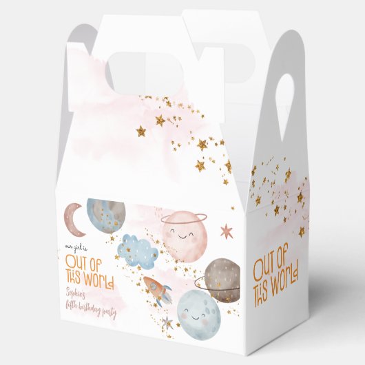 Van deze wereld avontuurlijke kinderverjaardag bedankdoosjes (Geopend)