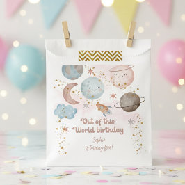 Van deze wereld avontuurlijke kinderverjaardag bedankzakje