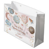 Van deze wereld avontuurlijke kinderverjaardag groot cadeauzakje (Voorkant Gekanteld)