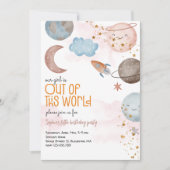 Van deze wereld avontuurlijke kinderverjaardag kaart (Voorkant)