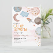 Van deze wereld avontuurlijke kinderverjaardag kaart (Staand voorkant)