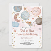 Van deze wereld avontuurlijke kinderverjaardag kaart (Voorkant)