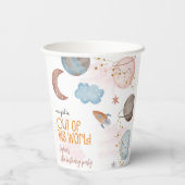 Van deze wereld avontuurlijke kinderverjaardag papieren bekers (Achterkant)