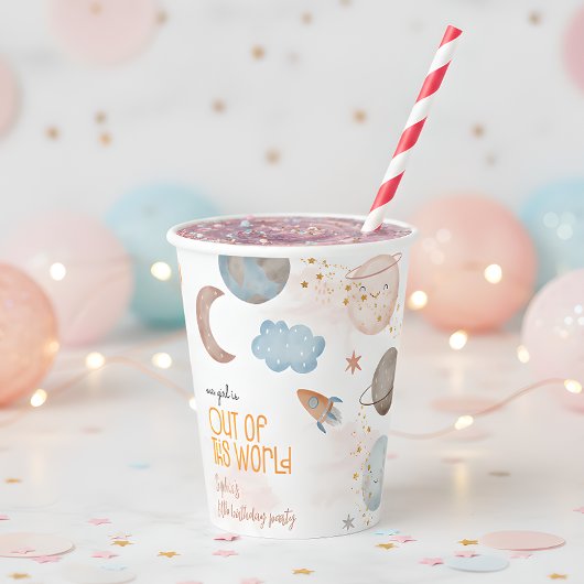 Van deze wereld avontuurlijke kinderverjaardag papieren bekers