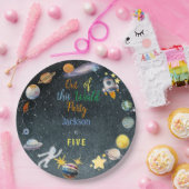 Van deze wereld avontuurlijke kinderverjaardag papieren bordje (Feest)