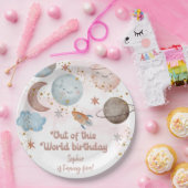 Van deze wereld avontuurlijke kinderverjaardag papieren bordje (Feest)