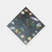 Van deze wereld avontuurlijke kinderverjaardag servet (Hoek)