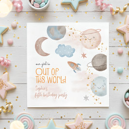 Van deze wereld avontuurlijke kinderverjaardag servet