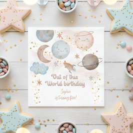 Van deze wereld avontuurlijke kinderverjaardag servet