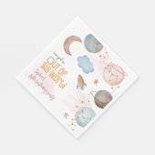 Van deze wereld avontuurlijke kinderverjaardag servet (Hoek)