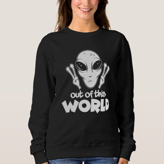 Van deze wereld I Ufo I Alien Trui (Voorkant)