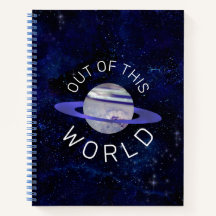 Van deze wereld kosmische blauwe planetspatbaren