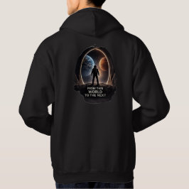 Van deze wereld naar de volgende — Interplanetaire Hoodie