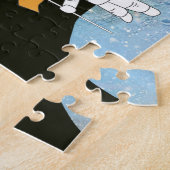 Van deze World Astronaut Birthday Party Invite Legpuzzel (Zijkant)