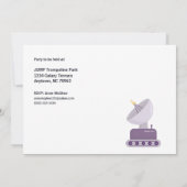 Van deze World Astronaut Birthday Party Kaart (Achterkant)