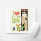 Van die alley katten muismat (Met muis)