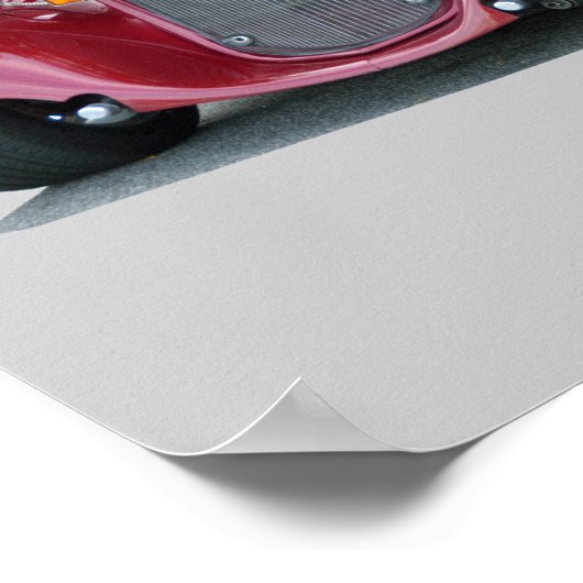 Van die oude klassieke auto's poster (Hoek)