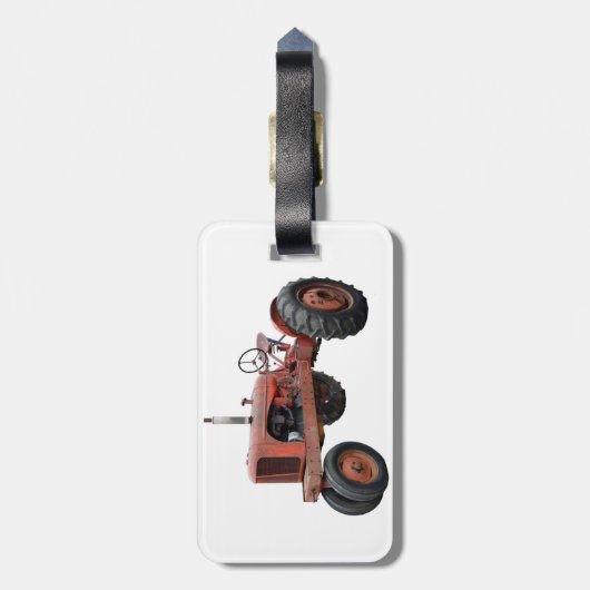 Van die oude riusttractoren bagagelabel (Achterkant verticaal)