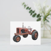 Van die oude riusttractoren briefkaart (Staand voorkant)
