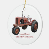 Van die oude riusttractoren keramisch ornament (Links)