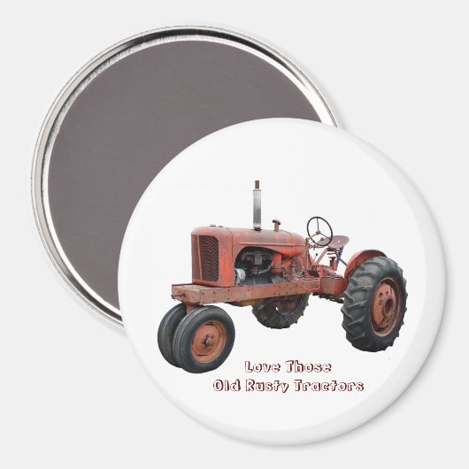 Van die oude riusttractoren magneet (Voorkant / Achterkant)