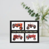 Van die oude rode trekkers Briefkaart (Staand voorkant)