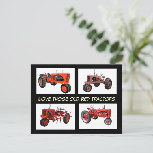 Van die oude rode trekkers Briefkaart (Staand voorkant)