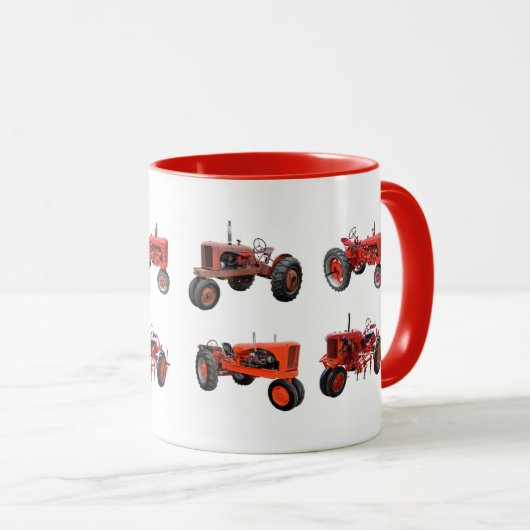 Van die oude rode trekkers houden mok (Voorkant rechts)