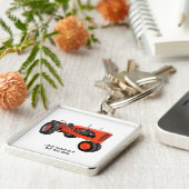 Van die oude rode trekkers houden sleutelhanger (Zijkant)