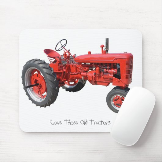 Van die oude tractoren houden muismat (Met muis)