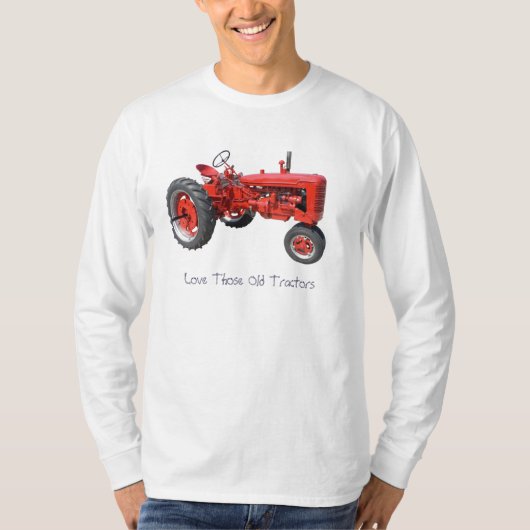 Van die oude tractoren houden t-shirt (Voorkant)