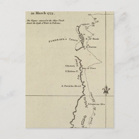 Van Diemen Land, Australië Briefkaart (Voorkant)