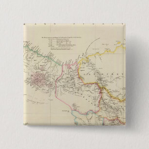 Van Diemens Land 2 Vierkante Button 5,1 Cm