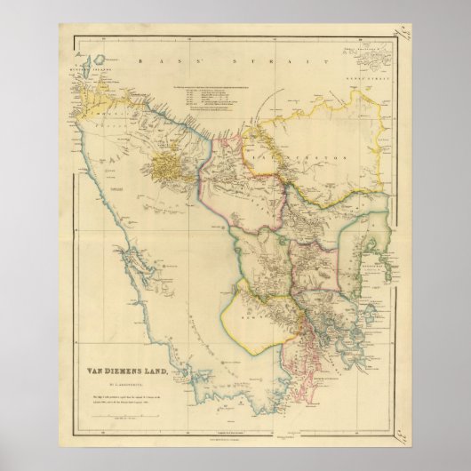 Van Diemens Land Poster (Voorkant)