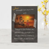 Van dochter tot vader, 5 "x 7" Vaderdag Kaart (Gele Bloem)