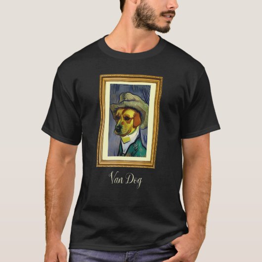 Van Dog Sitter De hond van de poot viervoeter T-shirt (Voorkant)