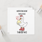 Van domme gans naar moeder de gans kaart (Voorkant / Achterkant in situ)