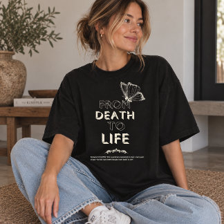 Van dood tot leven Christelijk shirt