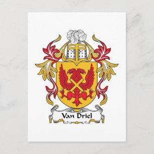 Van Driel Family Crest Briefkaart