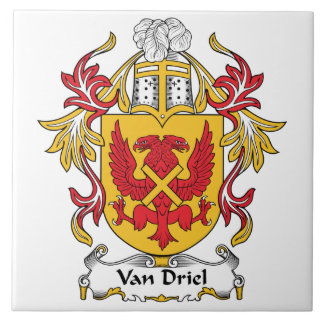 Van Driel Family Crest Tegeltje