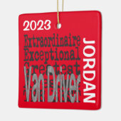 Van Driver Buitengewoon CUSTOM Keramisch Ornament (Links)