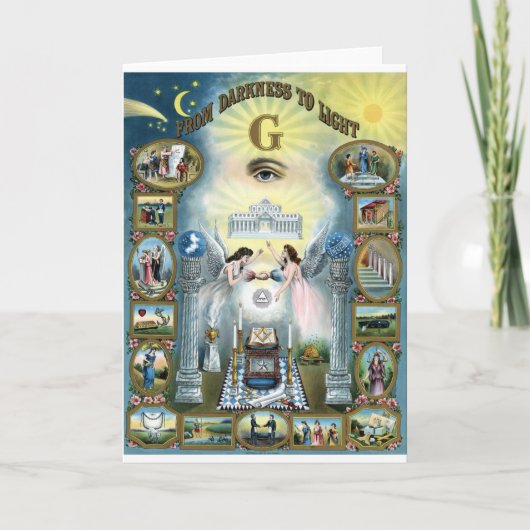 Van duisternis tot licht kaart (Voorkant)