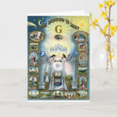 Van duisternis tot licht kaart (Gele Bloem)